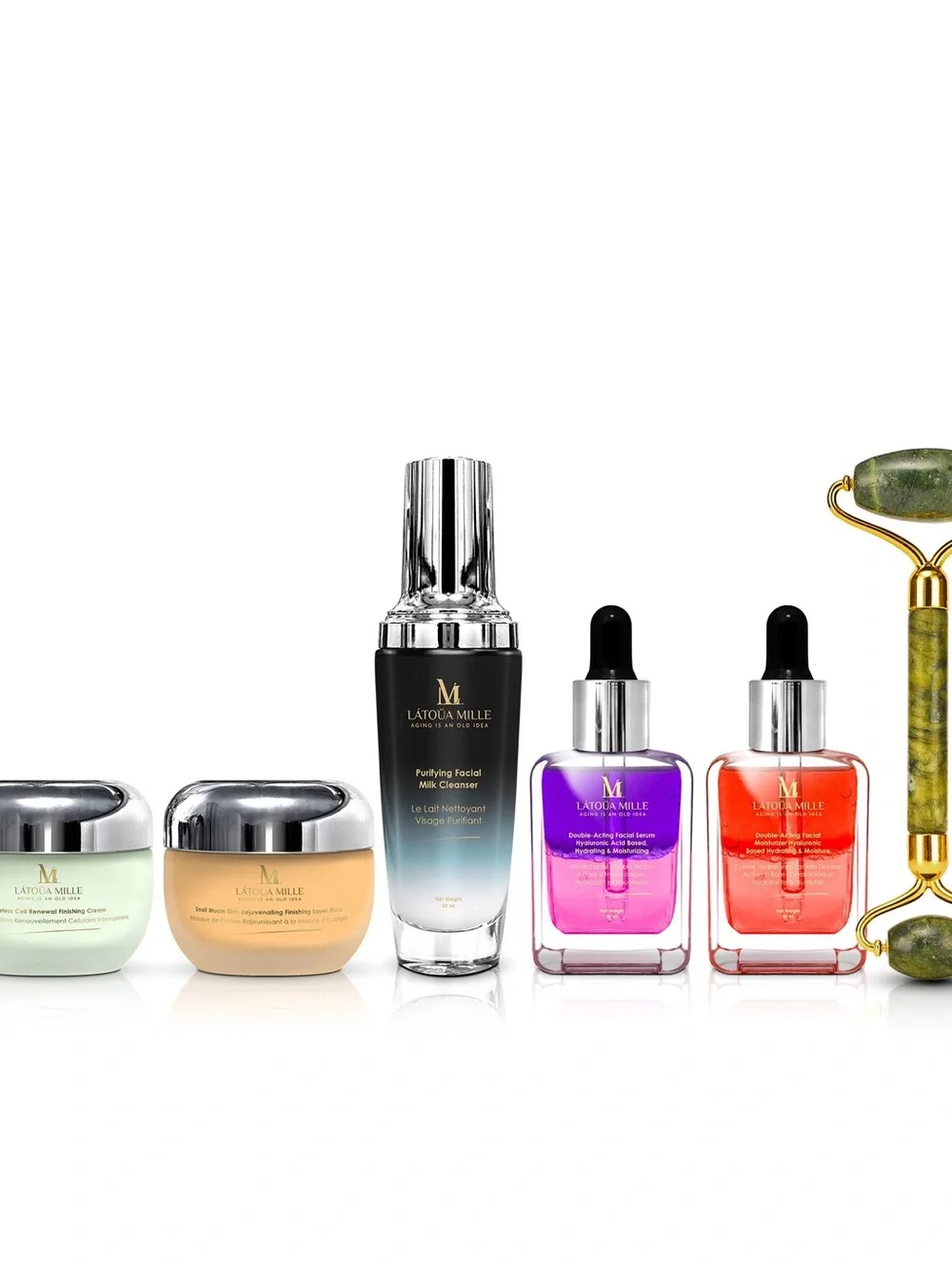 LATOUA MILLE Hyaluronic Acid Collection 6-Piece Luxury Skincare Gift Set
